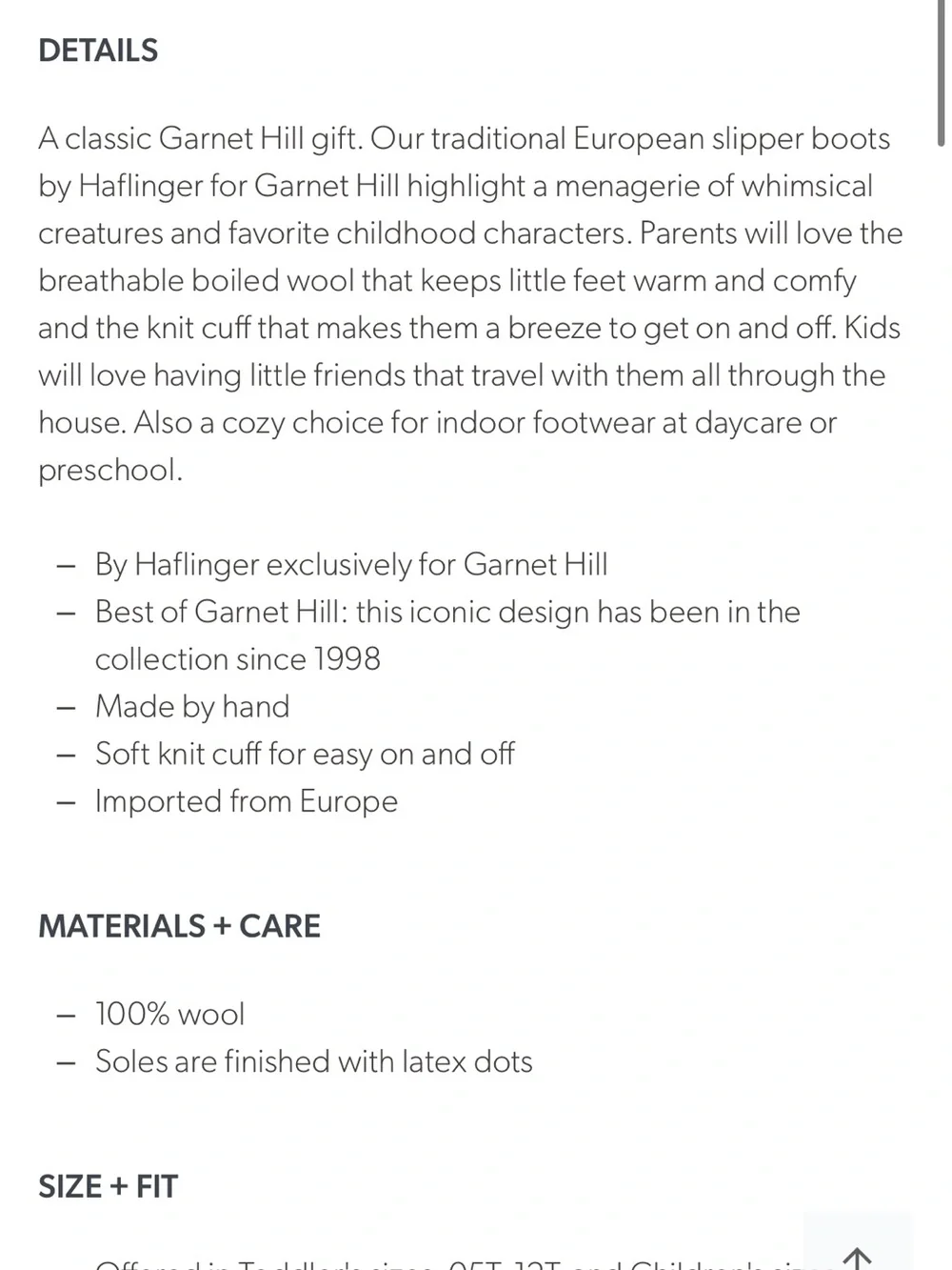 Garnet Hill cute fox